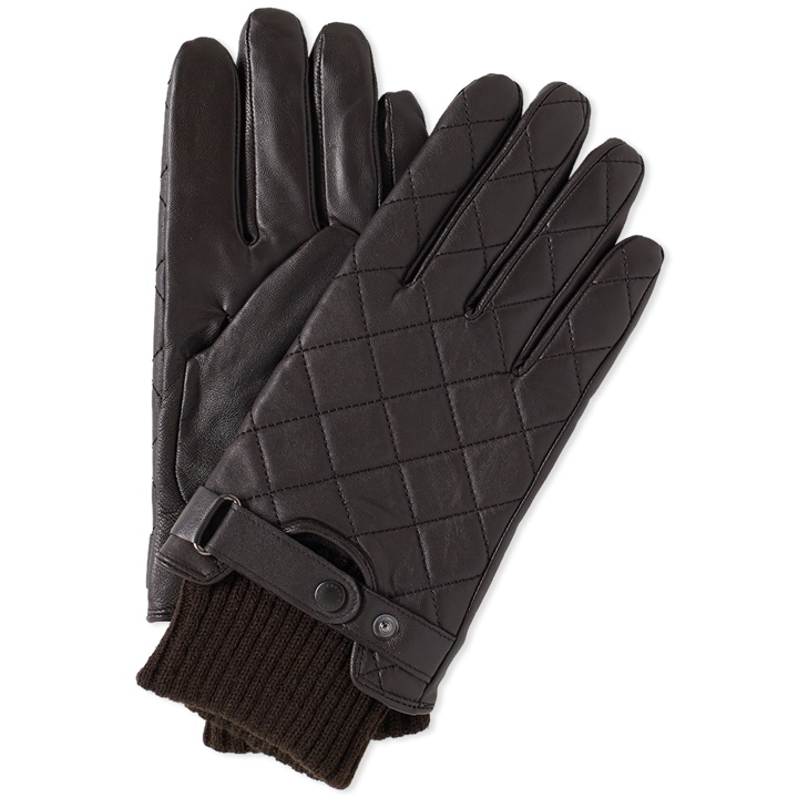 Photo: Barbour Quilted Leather Glove