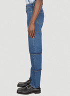 Classic Multi Cuff Jeans in Blue
