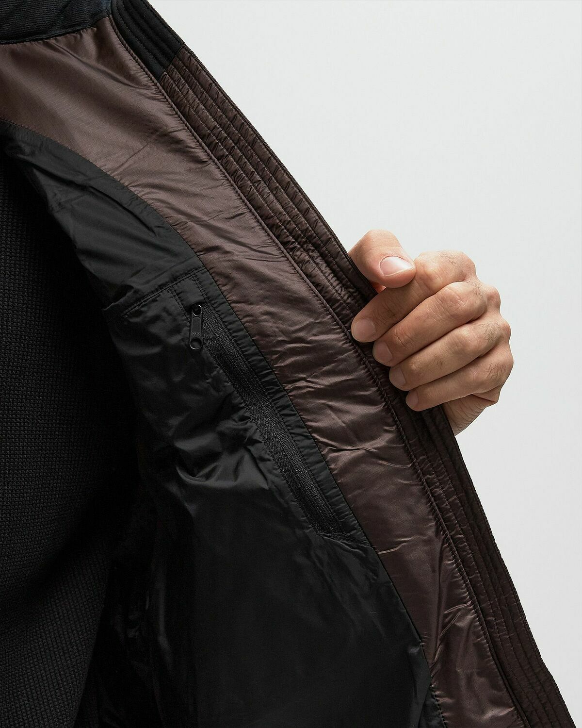 Goldwin PERTEX QUANTUM Down Vest Brown Men
