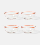 Akua Objects Peter set of 4 glass bowls
