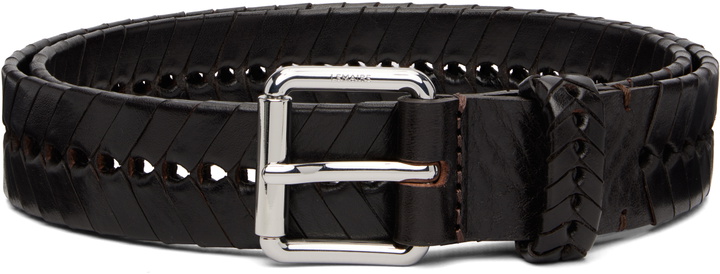 Photo: LEMAIRE Brown Braided 30 Belt