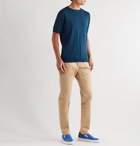 John Smedley - Belden Slim-Fit Sea Island Cotton T-Shirt - Blue