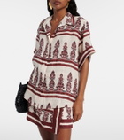 Johanna Ortiz Printed linen shirt