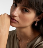 Suzanne Kalan 18kt gold earrings with gemstones