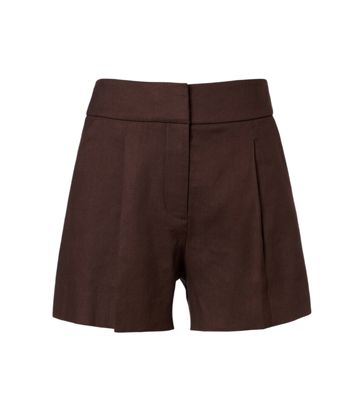 Photo: Veronica Beard Haina linen-blend twill shorts