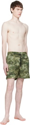 AMIRI Kahki Camo MA Swim Shorts