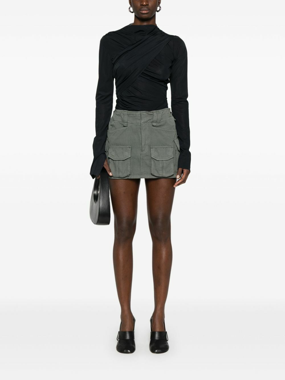Jade Cropper Draped Top