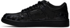 AMIRI Black Printed Python Skel Top Low Sneakers
