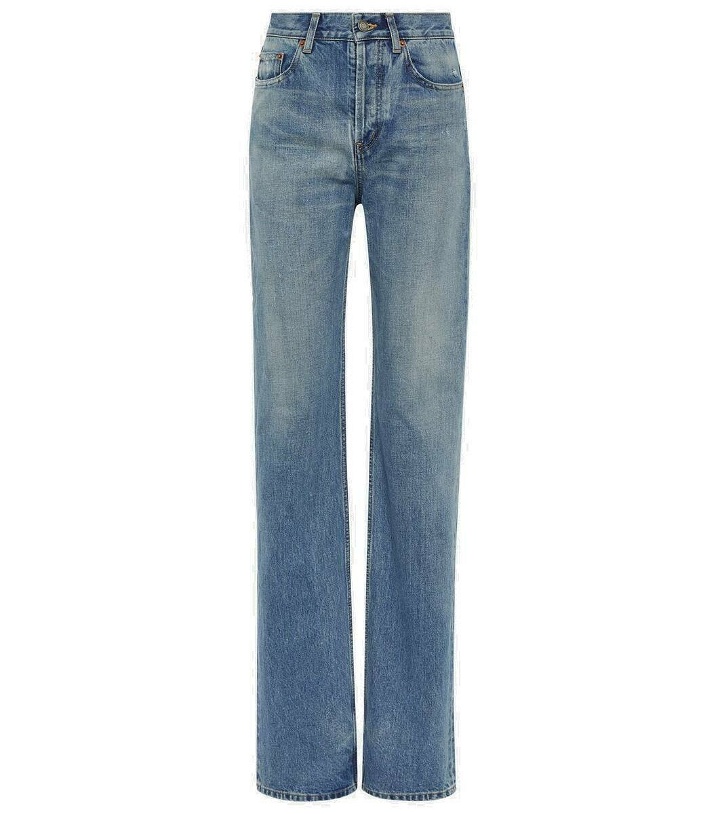 Photo: Saint Laurent High-rise straight jeans