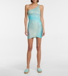 Missoni Mare Zig-zag knit drawstring miniskirt