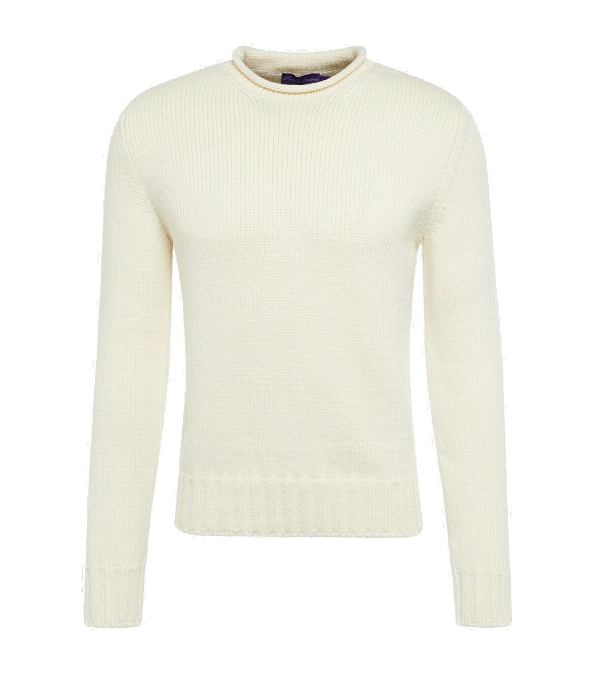 Ralph Lauren Purple Label - Mockneck cotton-blend sweater Ralph Lauren ...