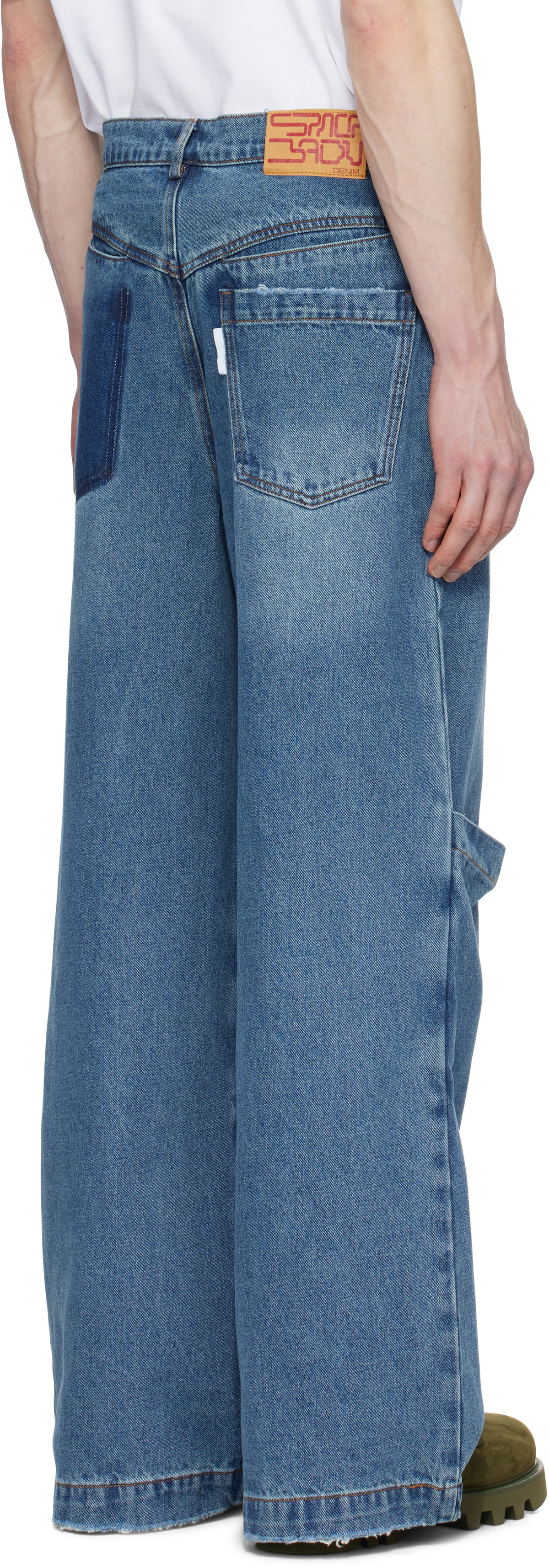 SPENCER BADU Blue Baggy Jeans