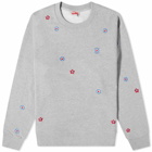 Kenzo Paris Men's Kenzo Target Crew Sweat in Pearl Grey