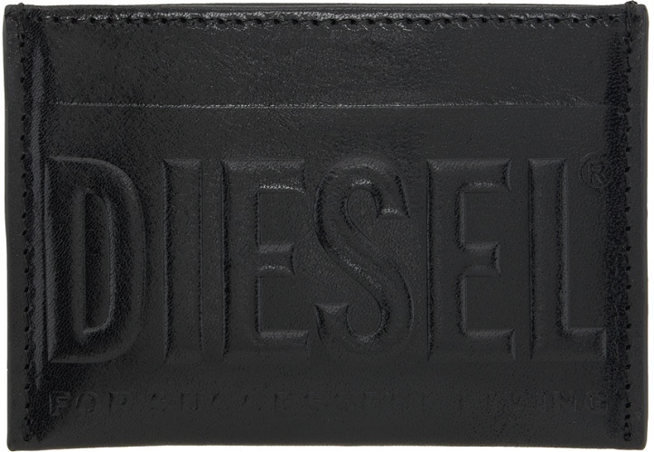 Photo: Diesel Black Dsl 3d Easy Card Holder