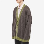 MCQ Men's Oversized Cardigan in Charcoal