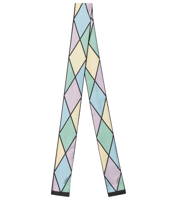Photo: Valentino Rhombelle printed silk scarf