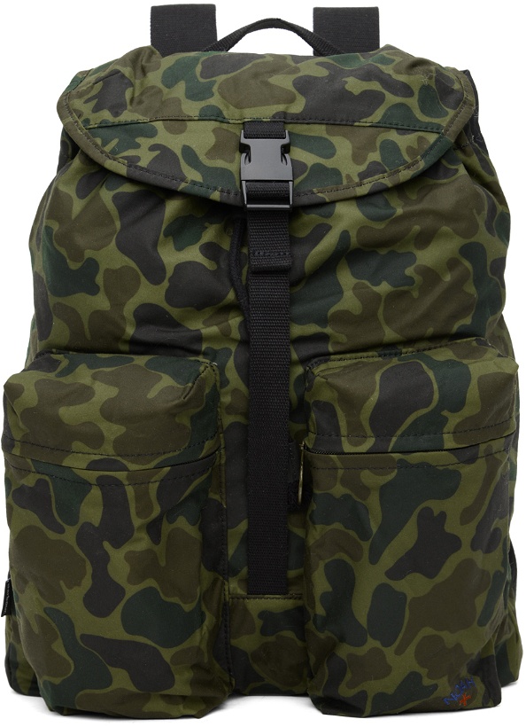 Photo: Barbour Khaki Noah Edition Camouflage Backpack
