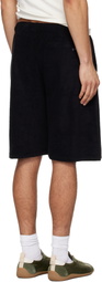 Courrèges Black Spongy Sports Shorts