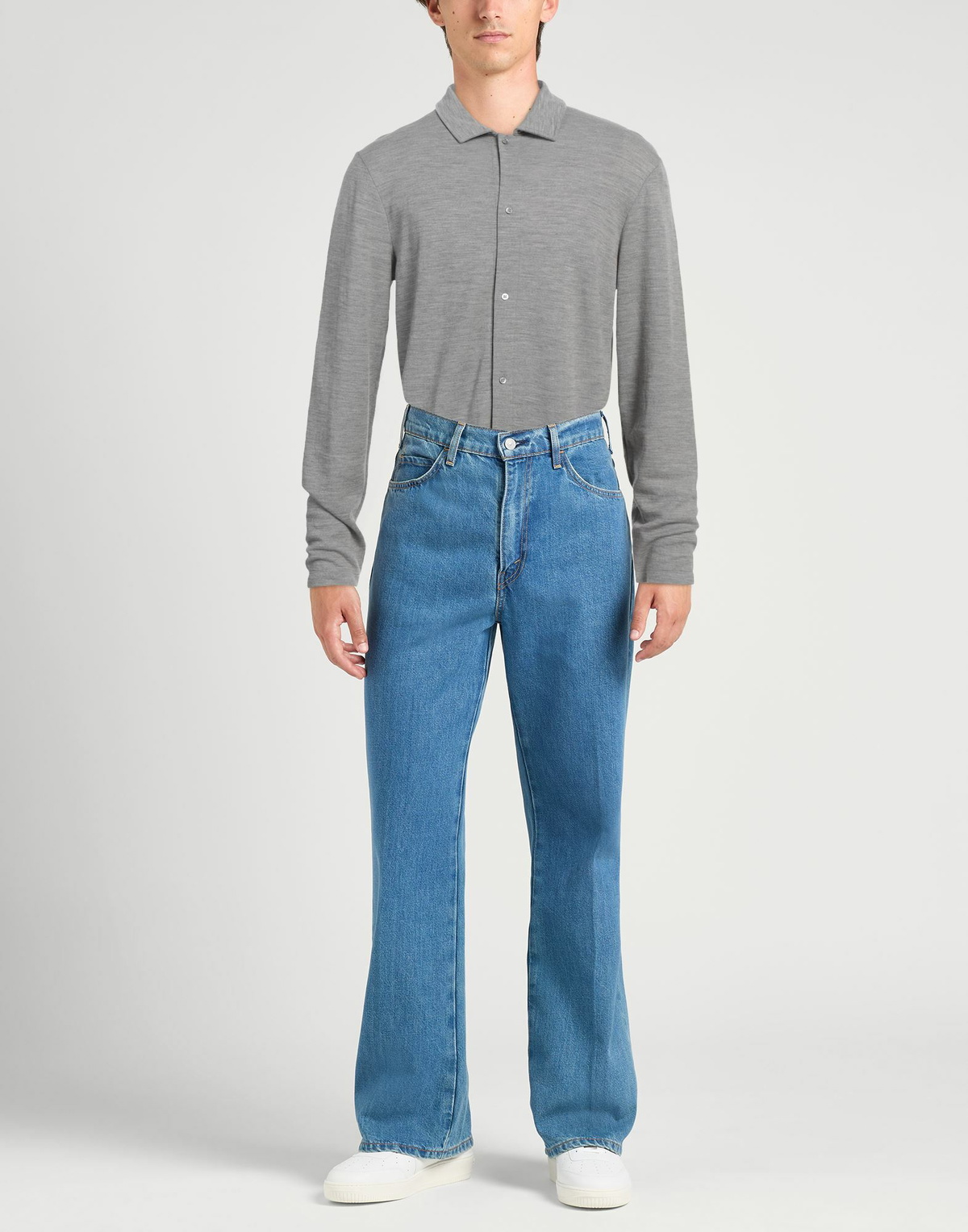 Officine Générale Mens Shirt Light in Grey