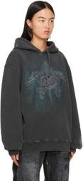 Jean Paul Gaultier Black 'Safe Sex' Hoodie
