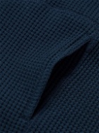 Nicholas Daley - Waffle-Knit Cotton Rollneck Sweater - Blue