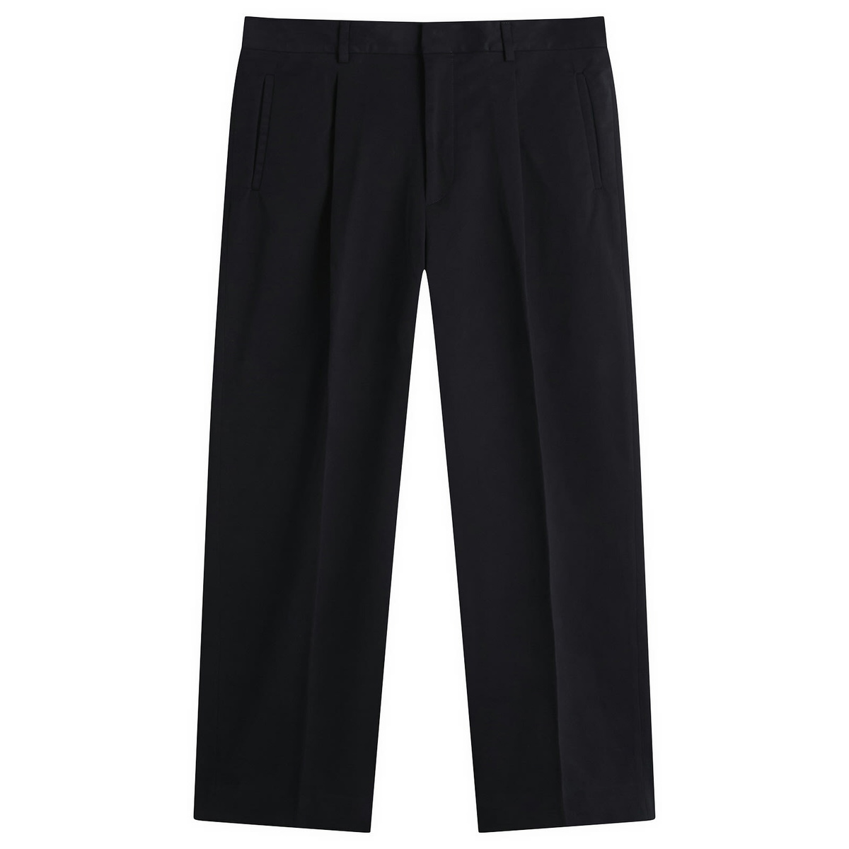 Le Père Men's Pleated Trousers in Navy