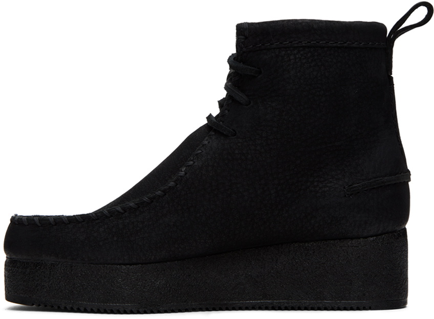 Clarks Originals Black Wallabee Craft Boots