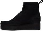 Clarks Originals Black Wallabee Craft Boots