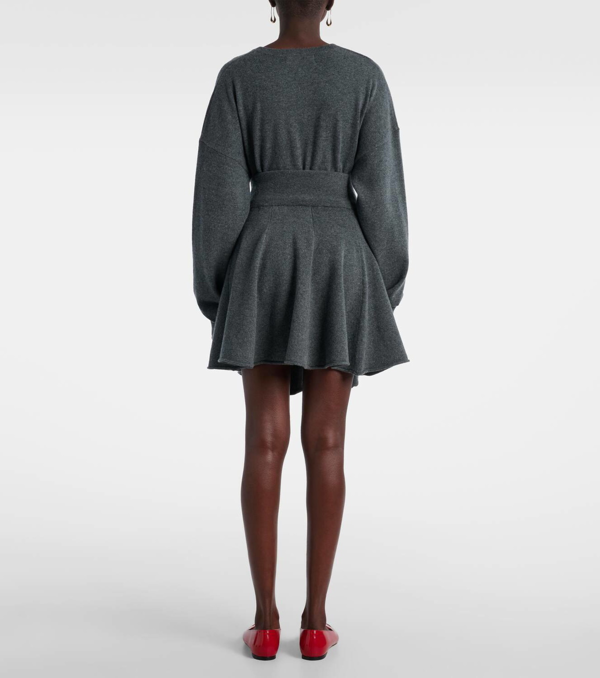 Extreme Cashmere N°379 Girl cashmere-blend miniskirt