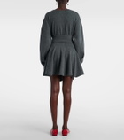 Extreme Cashmere N°379 Girl cashmere-blend miniskirt