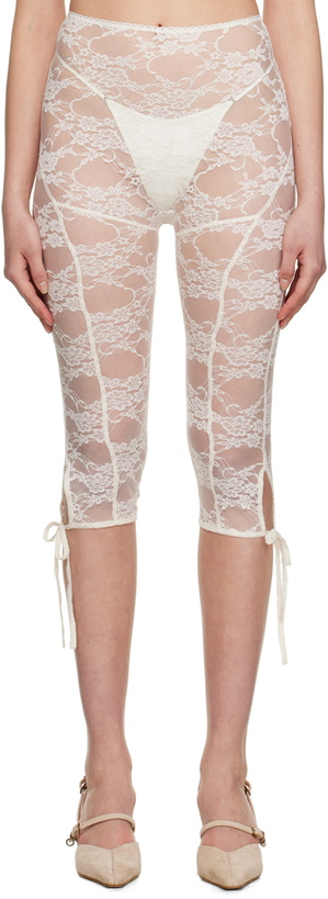 Photo: nastyamasha SSENSE Exclusive Off-White Leggings