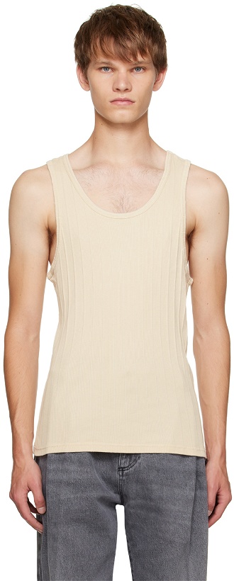 Photo: mfpen Two-Pack Off-White Tank Top