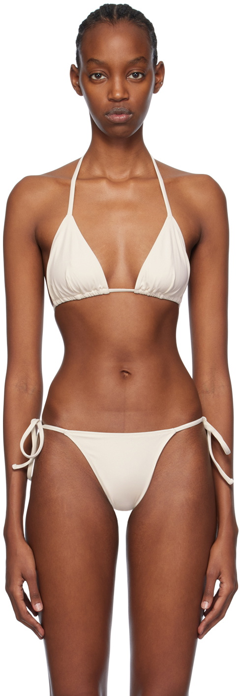 ÉTERNE Off-White Isla Bikini Top
