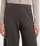 Lisa Yang Aina cotton and cashmere wide-leg pants