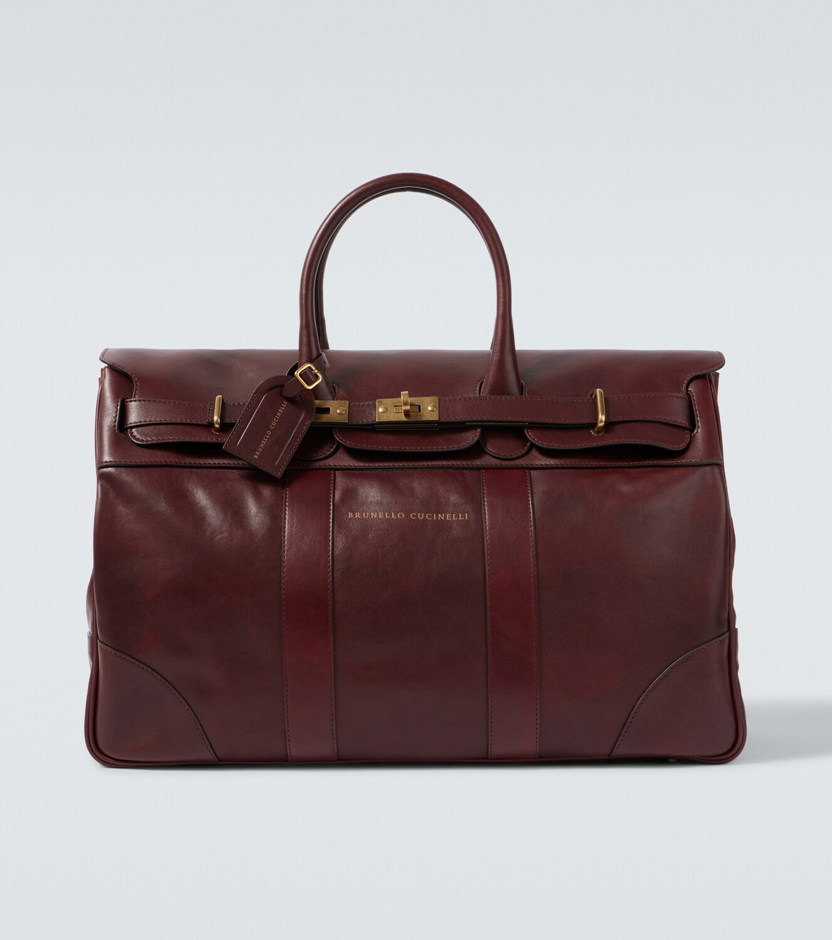 Brunello Cucinelli Leather duffel bag