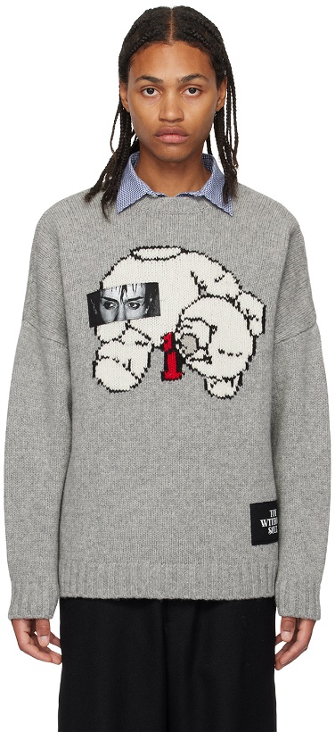 Photo: UNDERCOVER Gray 'Toy Without Soul' Sweater