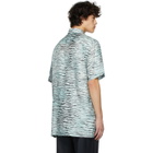 Sies Marjan Blue and Black Silk Rooney Shirt