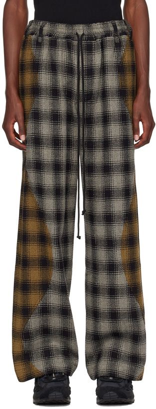 Photo: Song for the Mute Black & Gray Relaxed Lounge Pants