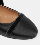 Malone Souliers Spencer satin ballet flats