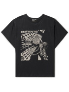 Enfants Riches Déprimés - Printed Cotton-Jersey T-Shirt - Black