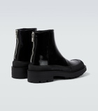 Alexander McQueen - Stack leather and rubber ankle boots