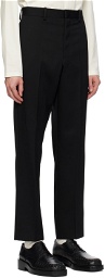 Jil Sander Black Straight-Fit Trousers
