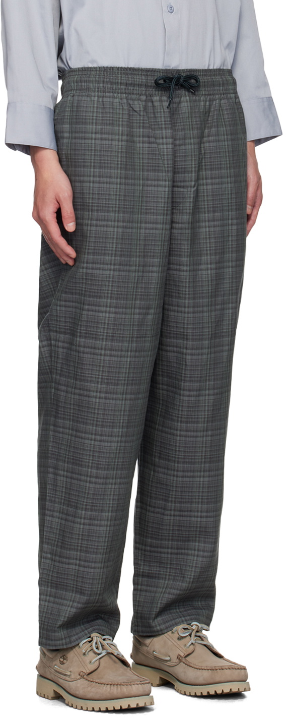 WTAPS Gray Check Trousers