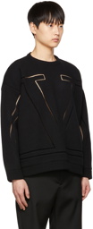 Valentino Black Cut-Out Sweater