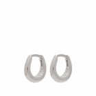 Tom Wood Liz Huggies Earrings in Silver 