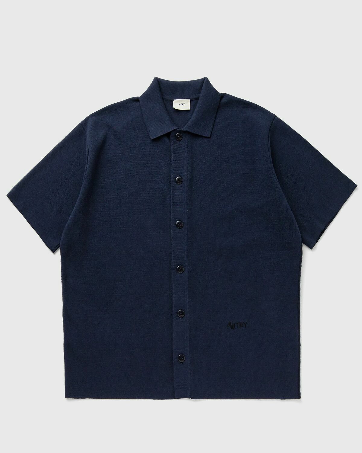 Autry Action Shoes SHORT SLEEVE SHIRT MAIN Blue Mens Shortsleefe