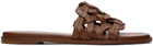 Gianvito Rossi Brown Amalfi Sandals