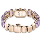 Swarovski Quartz Crystal Purple Dial Ladies Watch 5722364