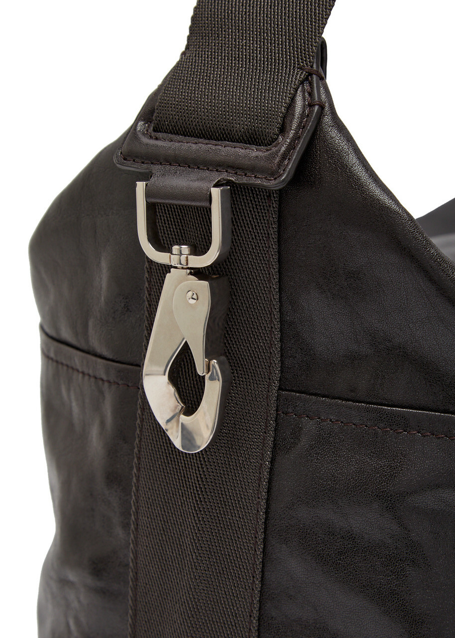 Lemaire Berlingot Leather Hobo bag - Brown - One Size