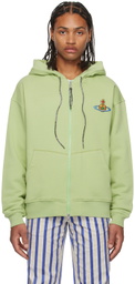 Vivienne Westwood Green Rugged Hoodie
